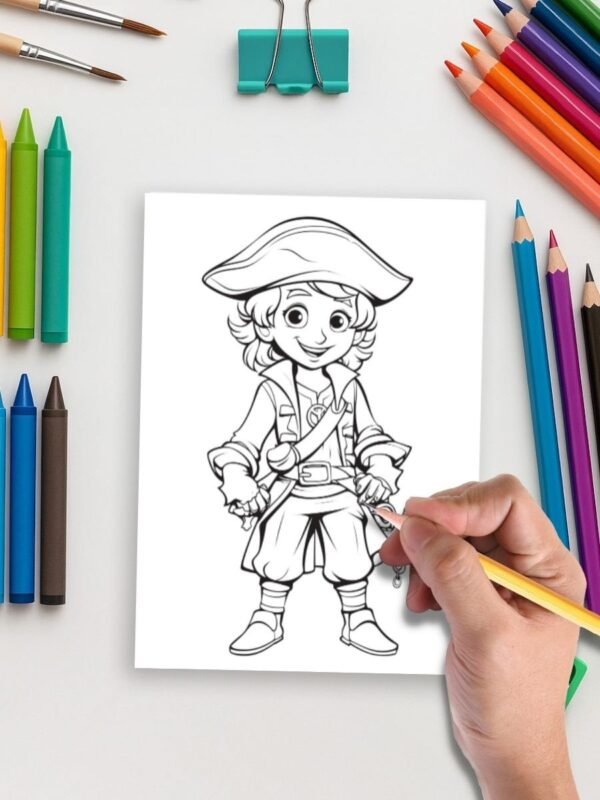 Pirates Ahoy! – 50 Swashbuckling Coloring Pages