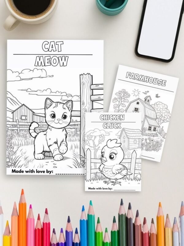 Product-Gallery-15 Farm Animal and Sounds Coloring Pages