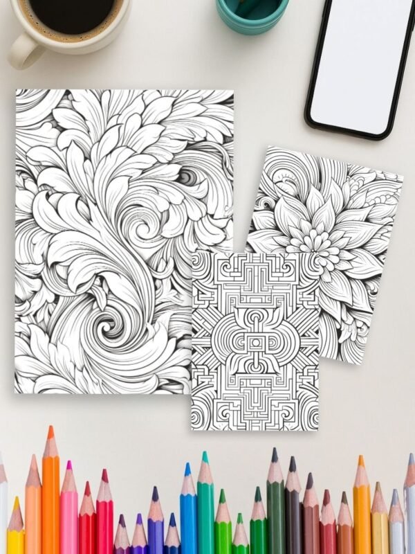 Pattern Parade – 50 Fun & Relaxing Coloring Patterns