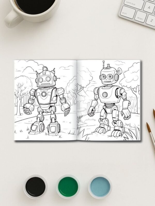 Product-Gallery-2-2 Mech World – 50 Fun Robot Coloring Pages
