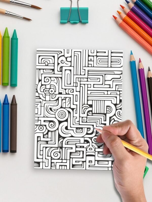 Pattern Parade – 50 Fun & Relaxing Coloring Patterns