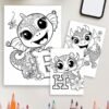 Dragon ABC – 36 Alphabet & Number Pages with Dragons
