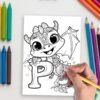 Dragon ABC – 36 Alphabet & Number Pages with Dragons