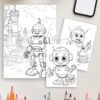 Product-Gallery-3-2 Mech World – 50 Fun Robot Coloring Pages