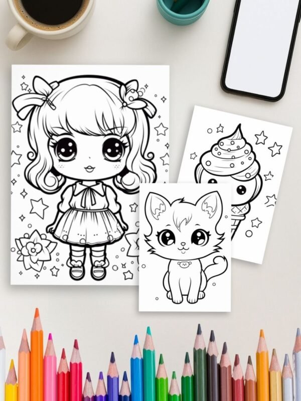 Product-Gallery-3-3-1 Kawaii Princess coloring pages
