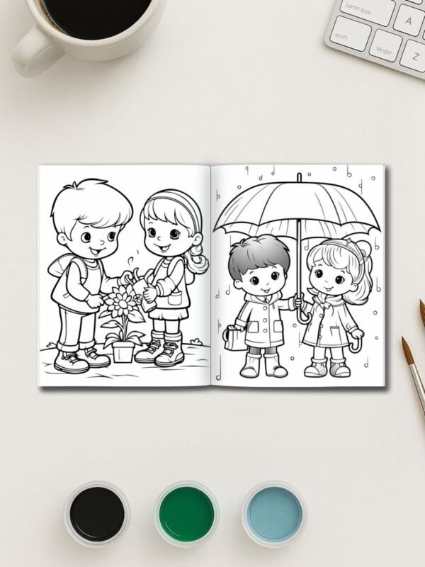 Color & Giggle Adventures - 100 Kids Coloring Pages