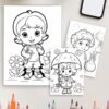 Color & Giggle Adventures - 100 Kids Coloring Pages
