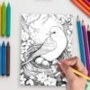 Springtime Wonders – 50 Joyful Coloring Pages