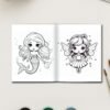 Mermaid Tales & Mythical Friends – 70 Fantasy Story Coloring Pages