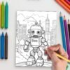 Product-Gallery-4-2 Mech World – 50 Fun Robot Coloring Pages