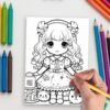 Product-Gallery-4-3-1 Kawaii Princess coloring pages