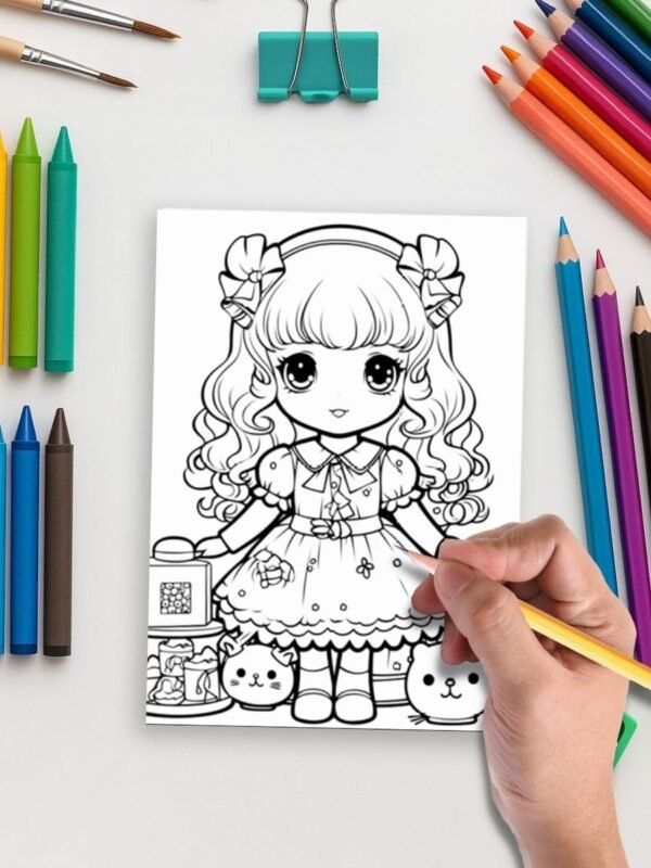 Product-Gallery-4-3-1 Kawaii Princess coloring pages