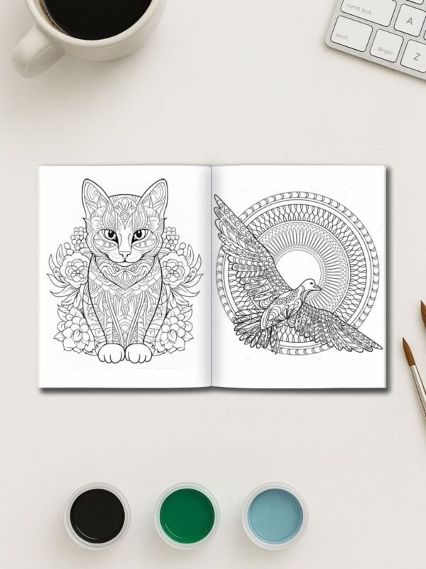 Product-Gallery-42-3-1 Wild animals mandala coloring pages