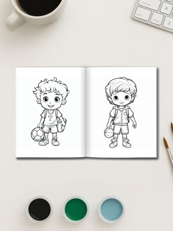 Sports & Activities Coloring Pages for Kids