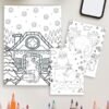 Christmas Magic – 171 Holiday-Themed Coloring Pages