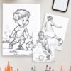 Sports & Activities Coloring Pages for Kids