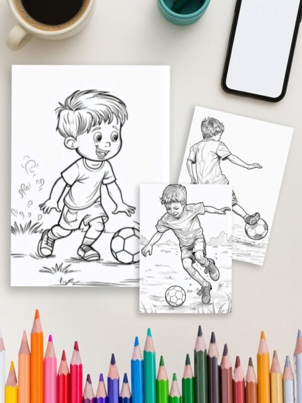 Sports & Activities Coloring Pages for Kids