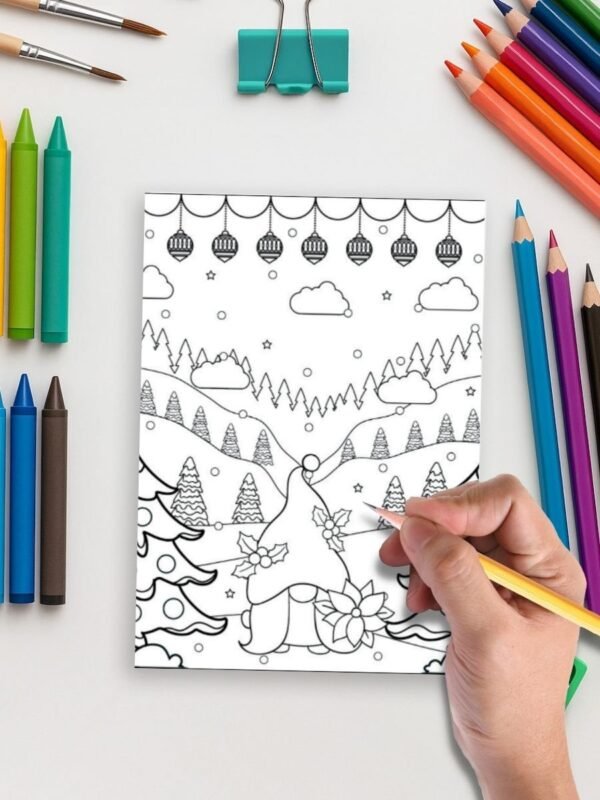 Christmas Magic – 171 Holiday-Themed Coloring Pages