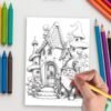 Garden Gnome Tales – 75 Whimsical Gnome Coloring Pages
