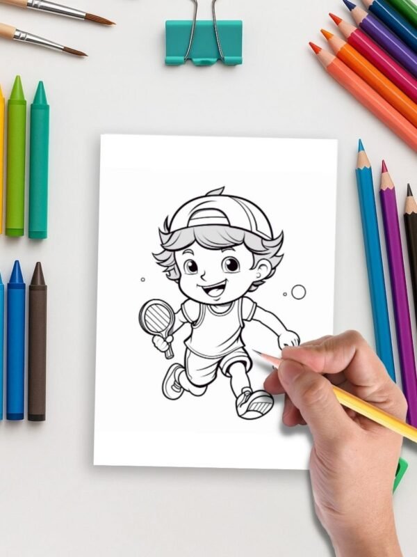 Sports & Activities Coloring Pages for Kids