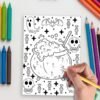 Haunted Fun – 232 Halloween Coloring Pages for All Ages