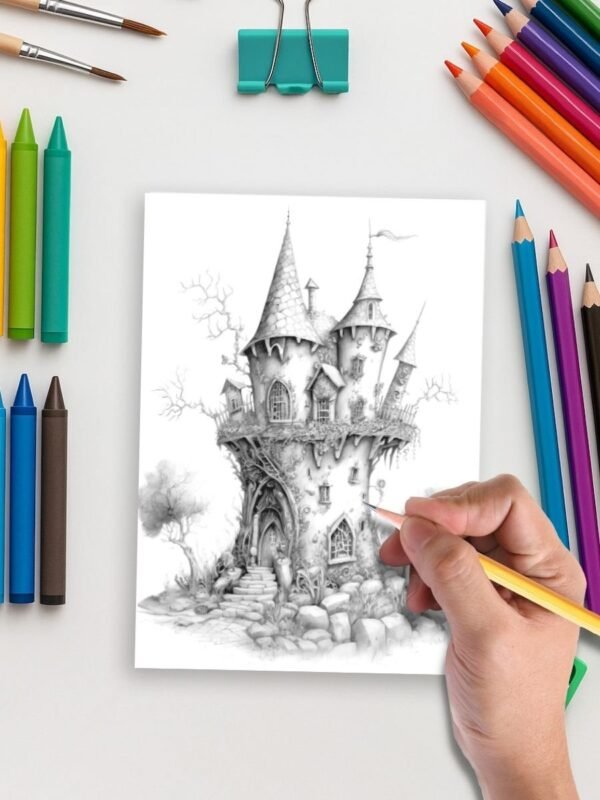 Product-Gallery-56-2 The Fairy House Vault – 525 Enchanted Homes to Color