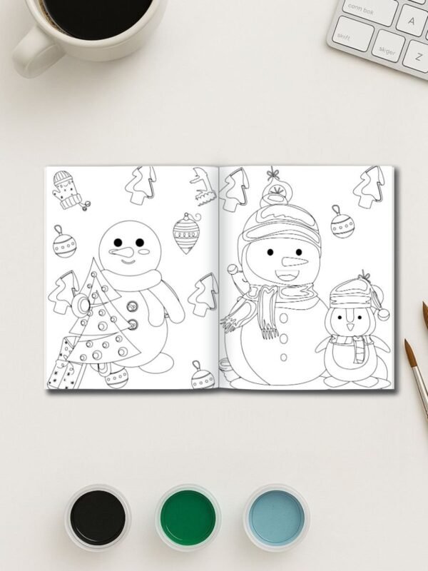 Cozy Winter Moments – 30 Kids Winter Coloring Pages