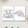 Animals and Fruits coloring pages
