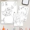 Cozy Winter Moments – 30 Kids Winter Coloring Pages