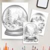Crystal Worlds – 100 Fantasy Scenes Inside Crystal Balls