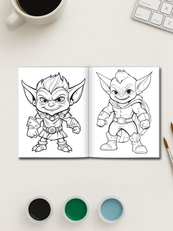 Goblins & Giggles – 50 Mischievous Pages for Kids