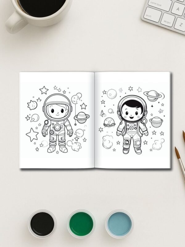 space Adventure coloring pages