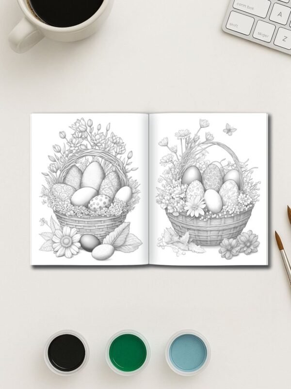 Product-Gallery-62 Easter Bloom Baskets – 25 Festive Coloring Pages