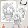 Product-Gallery-63 Easter Bloom Baskets – 25 Festive Coloring Pages