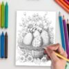 Product-Gallery-64 Easter Bloom Baskets – 25 Festive Coloring Pages