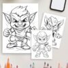 Goblins & Giggles – 50 Mischievous Pages for Kids