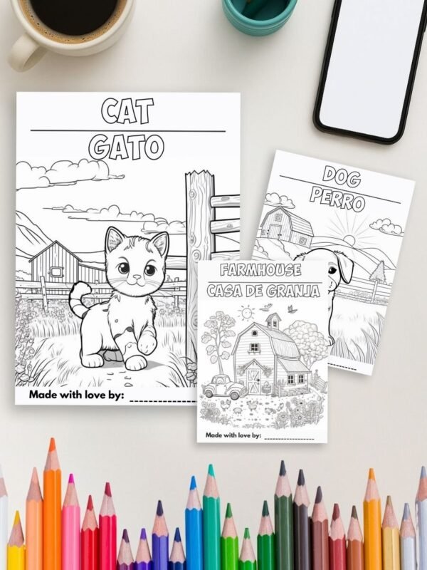 Product-Gallery-7 Barnyard Bilinguals Coloring and Learning Book