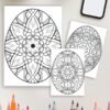 Eggscape into Easter – 160 Mandala Easter Egg Pages