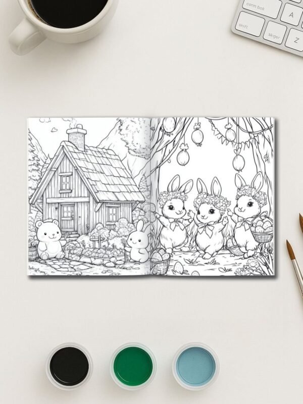 Landscape coloring pages
