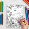 Landscape coloring pages