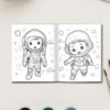 Kids in Space – 50 Intergalactic Adventures to Color