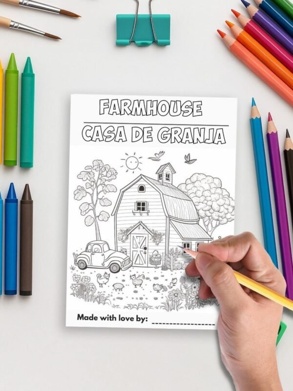 Product-Gallery-8 Barnyard Bilinguals Coloring and Learning Book