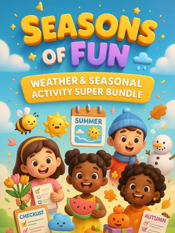 Seasons-of-Fun-–-Weather-Seasonal-Activity-Super-Bundle Seasons of fun printable worksheets