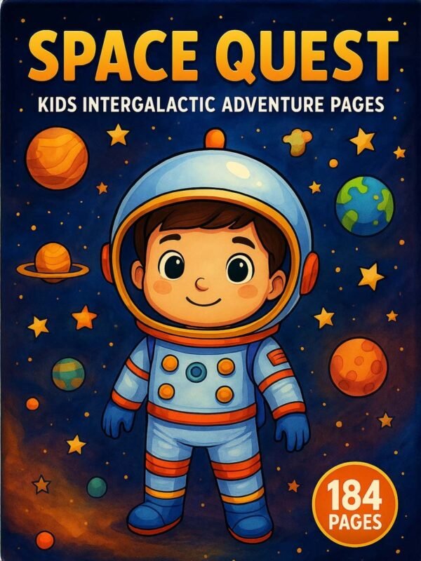 space Adventure coloring pages