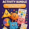 Super shapes printable worksheets