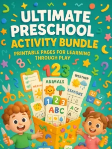 Ultimate preschool activity bundle