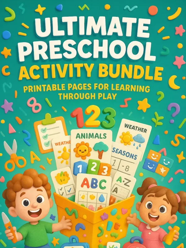Ultimate-Preschool-Activity-Bundle-–-490-Printable-Pages-for-Learning-Through-Play Ultimate preschool activity bundle