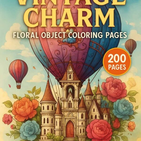 Vintage Charm Coloring Pages