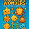wearher and season themed coloring pages