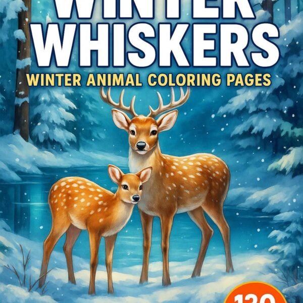 Winter-Whiskers-–-130-Winter-Animal-Coloring-Pages Winter whiskers coloring pages